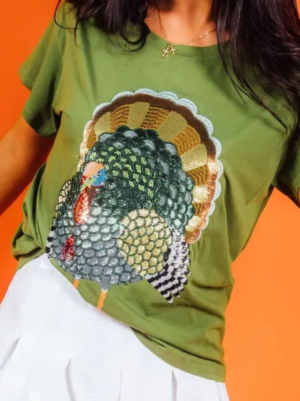 Queen of Sparkles Turkey Tee